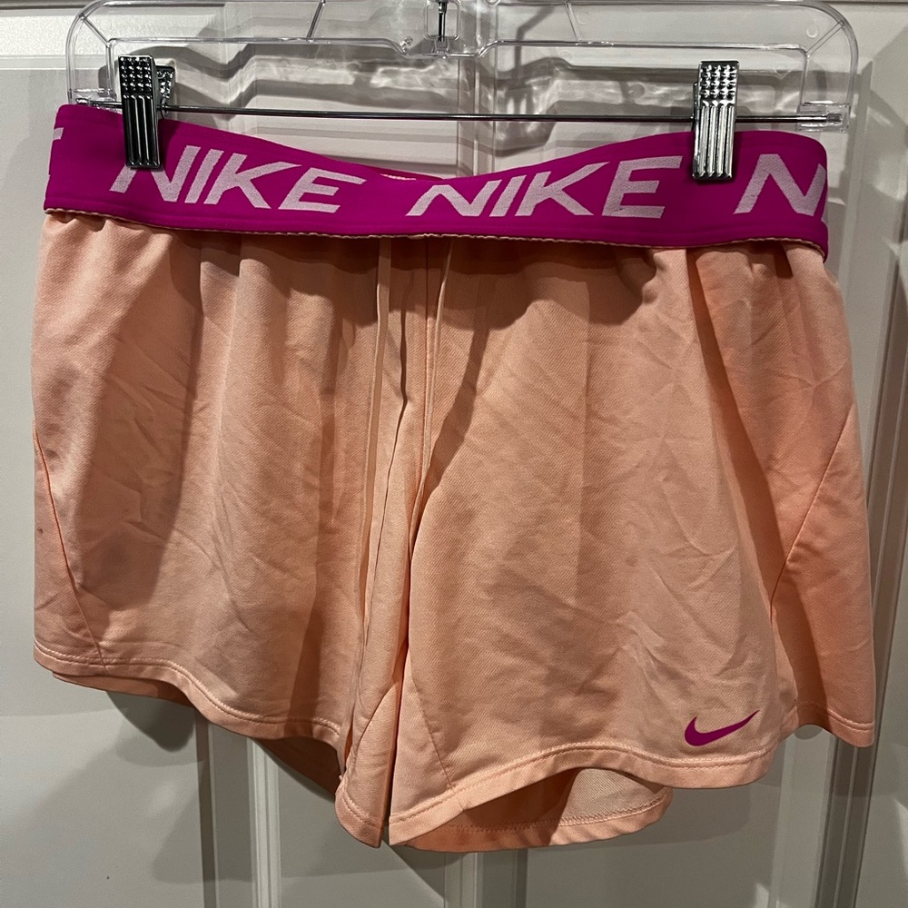 Nike Dri-Fit Peach & Pink Shorts Size Small